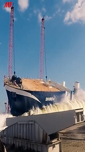 796K views · 3.8K reactions | Ship Launch Makes Spectators Run! #ship #launch #boat #ocean #sea #viral #lifeatsea #wave #sealife #waves #florida #run #fail | MonthlyFails | Facebook