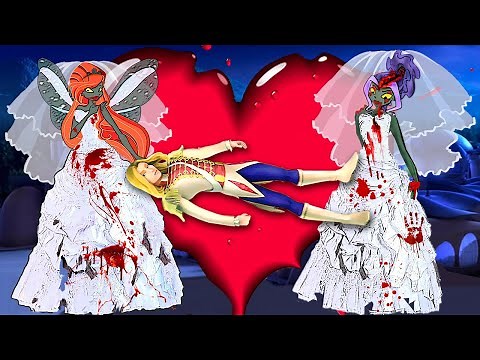 WINX CLUB love story animation - Zombie Apocalypse cartoon - Brides War