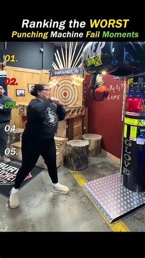 Ranking the Worst Punching Machine Fail Moments 🤕💥
