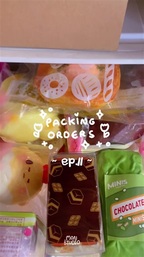 Gói đơn cho bạn thân ❤️❤️❤️ #tiemmonstudio #gócsángtạo #diy #squishy #goihang