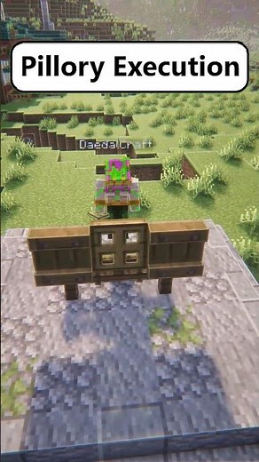 Minecraft Pillory Execution Build 💀 #minecraft