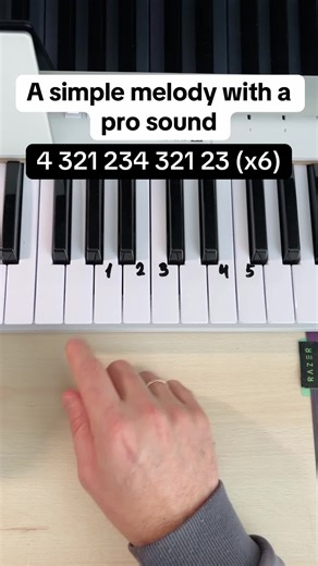 Learn a Simple Melody with Professional Sound