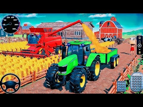Tractor Driving Game - Offroad Farming Adventure Game - Android Gameplay