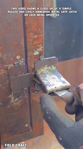Simple and Effective Homemade Gate Latch