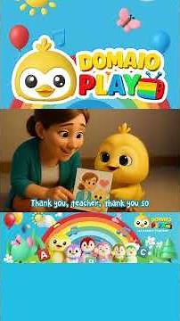 Thank You Teacher Song for Kids Appreciation Nursery Rhyme for Preschool Kindergarten — DOMAIO Play