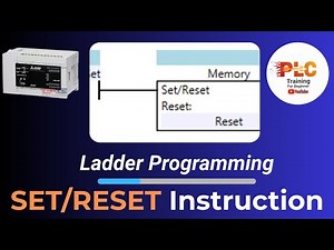 [New] Set/Reset Instruction PLC Mitsubishi Fx5U - How it works