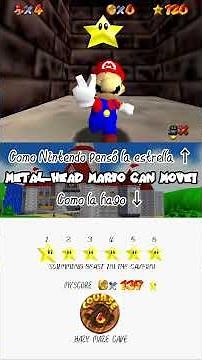 Metal-head Mario can move! #nintendo #mario #shorts #supermario64 #speedrun #speedruning