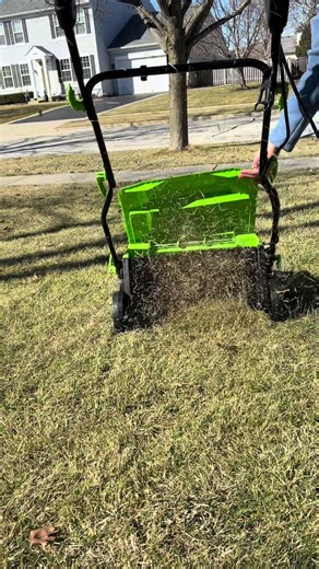 Ironmax 16” Dethatcher Scarifier #tiktokshopcreatorpicks #dethatcher #yardwork #lawnmaintenance #thatch