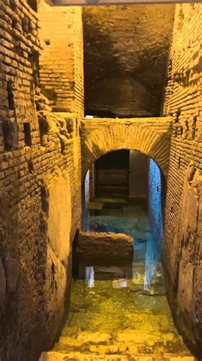 Vicus Caprarius, often referred to as the City of Water, is a remarkable underground site nearly two millennia old, tucked away beneath the bustling streets of Rome. This ancient marvel of engineering remains operational, with water continuing to flow through its channels to this day. | Unsolved Mysteries & Paranormal Activities