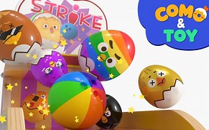 Como Bowling 2 Learn colors and words Cartoon video for kids Como Kids TV