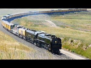 UP 844 Steam Train Very Loud!