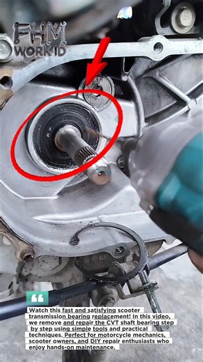 Scooter Transmission Bearing Replacement | Quick CVT Repair Tutorial