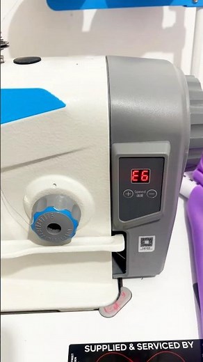 How to solve E6 error problem on jack sewing machine