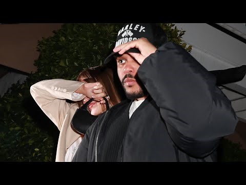 The Weeknd and his stylish DJ girlfriend Simi Khadra on a date night in Santa Monica