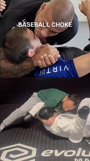 Baseball Bat Choke From Side Control