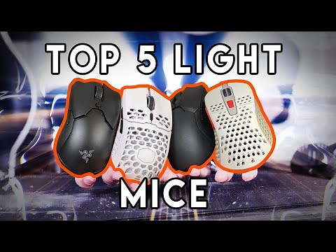 Top 5 Light Gaming Mice Updated! The Best of the Best!