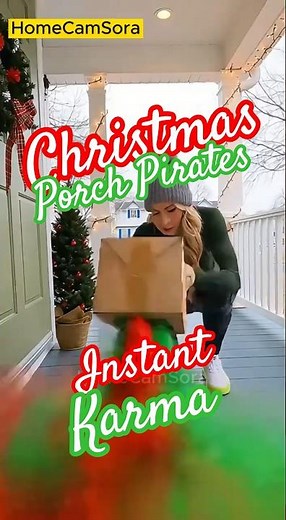 Christmas Porch Pirate CHAOS...🎄📦 Instant KARMA!