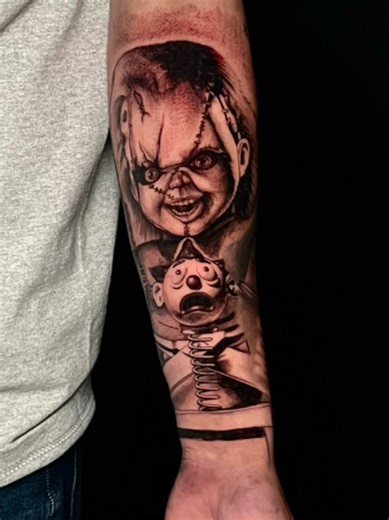 Chucky's Back: Horror Tattoo Inspired by Child's Play