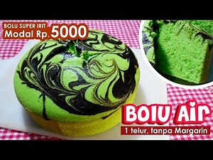 WOW! Resep Bolu Air Super Irit