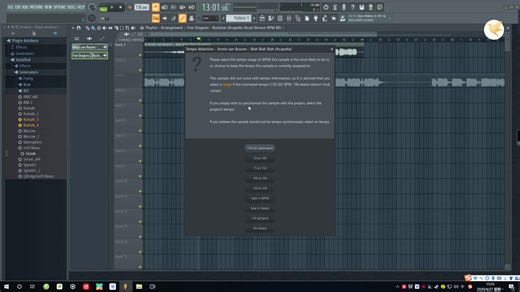 FL studio改变音轨BPM小技巧