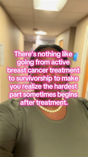 Surviving breast cancer is a battle, and while treatment may end, the journey often becomes even more challenging. Leaving active treatment behind opens up a new journey filled with both excitement and fear. It’s in this new chapter that you truly discover your strength and resilience. Remember, it’s okay to take it one step at a time. Some days will be tough but it's essential to lean into the support around you. Breast cancer doesn’t define you. It’s just the beginning of a new journey. The ha