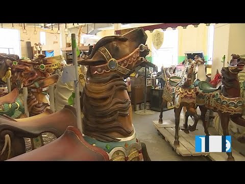 Refurbishing Beautiful Carousel Horses