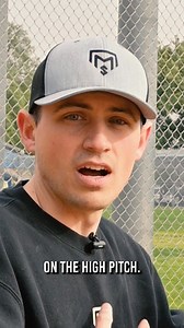 Some catching coaches might disagree with me on this🤔 We want to catch the high pitch out in front of us so we can see it and so we have more leverage to pull it down⬇️ I was always taught to extend out as far as I could when catching the high pitch and dunking it down🏀 But as I’ve watched hundreds of videos of youth catchers, I noticed that when their arm is too extended, they don’t have enough power to bring the ball down, even if they approach from on top🤷🏻‍♂️ So I try to give the cue to 