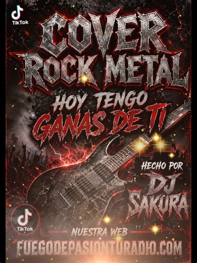 Rock Metal: Hoy Tengo Ganas de Ti - Cover por DJ Sakura