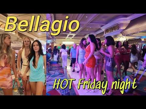 Bellagio Las Vegas hot Friday night