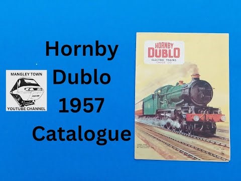 Hornby Dublo 1957 model railways catalogue full look through from Mangley Town #Hornby #Dublo