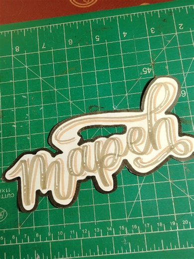 MAPEH Lettering Calligraphy Tutorial for Student Portfolio