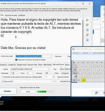 Poner el símbolo de Copyright ©