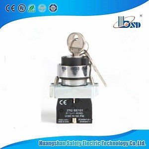 [Hot Item] 2 Position Self Lock Push Button with Key Switches