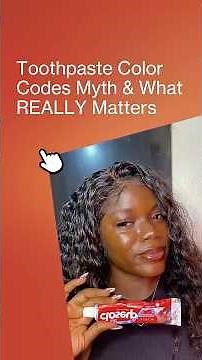 What Toothpaste Colour Codes Actually Mean #shorts