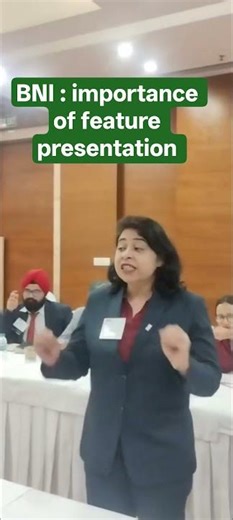 Education slot : Why feature presentation is so important for a BNI member. #networker #bni