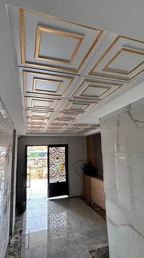 Stylish Suspended Ceiling Designs for Building Entrances and Lobbies