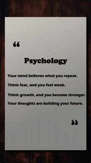 Power of Mindset | Psychology of Thoughts That Shape Your Future #shorts