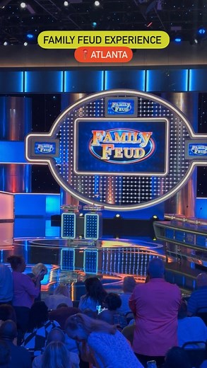 Did you know Family Feud was filmed in Atlanta and YOU could be part of the live studio audience?!🎬 While I’m not in a Tyler Perry project just yet, (😏😂) I did get a chance to visit the Tyler Perry Studios to sit in the audience for "Family Feud!" Steve Harvey had us crying laughing between his reactions and the wild answers families were giving. Where do people come up with this stuff?! So this is your sign to stop yelling at your living room TV and tell your family and friends it’s time to 