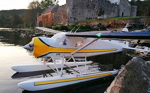 Maiden flight of the Dynam Beaver DHC-2 Beaver