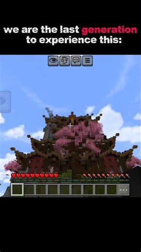 we are the last generation😢#minecraft