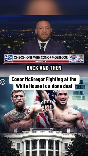 Conor McGregor Fighting at the White House