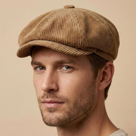 Casquette gavroche 8 panneaux en velours camel, chapeau Peaky Blinders, casquette plate style Gatsby, béret Bakerboy vintage, chapeau en velours de luxe, idée cadeau élégante - Etsy France
