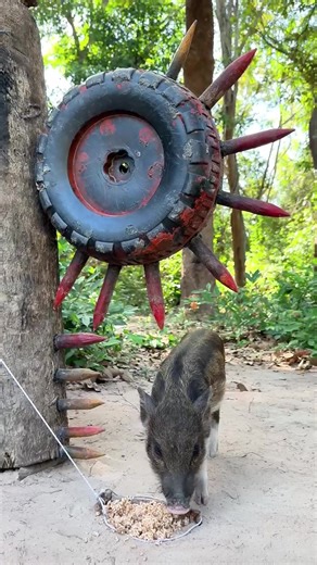 OMG! Unique Wild Boar Trapping #boar #wildlife #animals