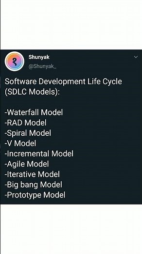 Software Development Life Cycle | SDLC Models
