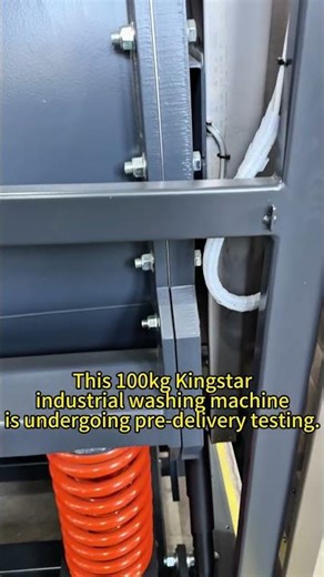 100kg Kingstar Industrial Washer Undergoing Final Pre-Delivery Testing