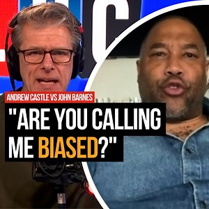 342K views · 3.2K reactions | John Barnes joined Andrew Castle to talk about Gary Lineker - but instead launched into an earnest and impassioned dispute about the difference in treatment between Ukrainian refugees and asylum seekers from countries like Yemen, Iraq and Syria. | LBC | Facebook
