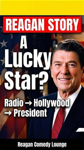 President Ronald Reagan Story: The Lucky Star That Made Reagan President #reagan #historylesson