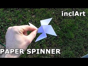 PAPER SPINNER | EASY AND FAST WAY TO MAKE ORIGAMI SPINNER INCLART