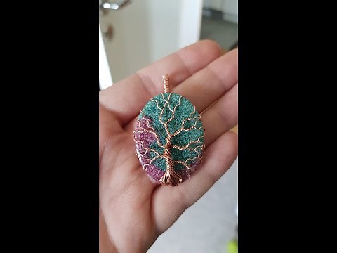 Wire wrapped tree of life tutorial