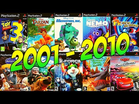 11 Disney Games for PlayStation 2 / PS2 / Kids Games